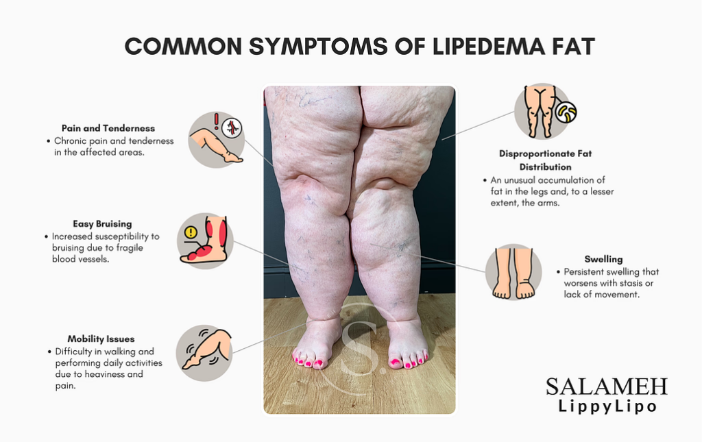 Common Symptoms of Lipedema Fat